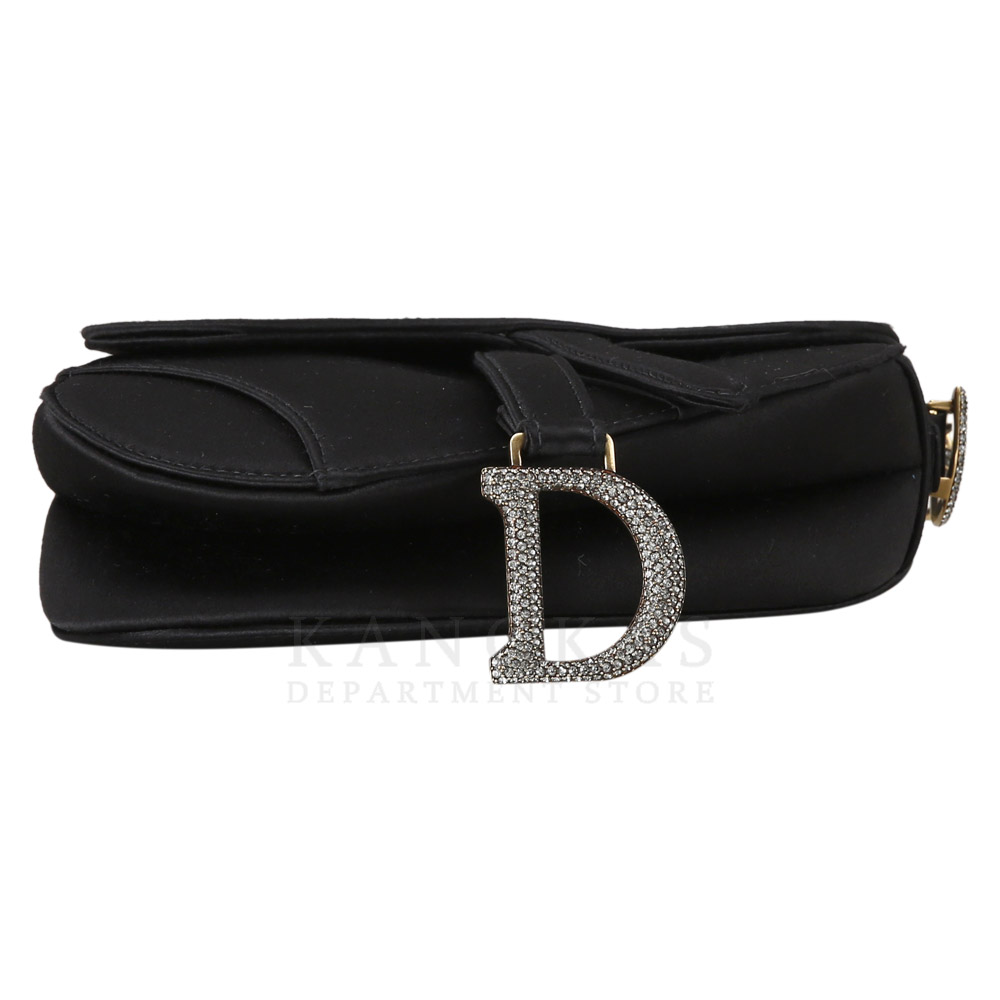 CHRISTIAN DIOR(USED)크리스찬디올 새틴 미니 새들백